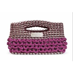 Walleska Ecochicc Handmade Brazilian Recycled Soda Tab Statement Bag